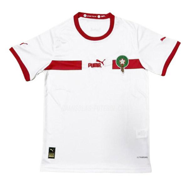 puma camisola marrocos branco 2022-23