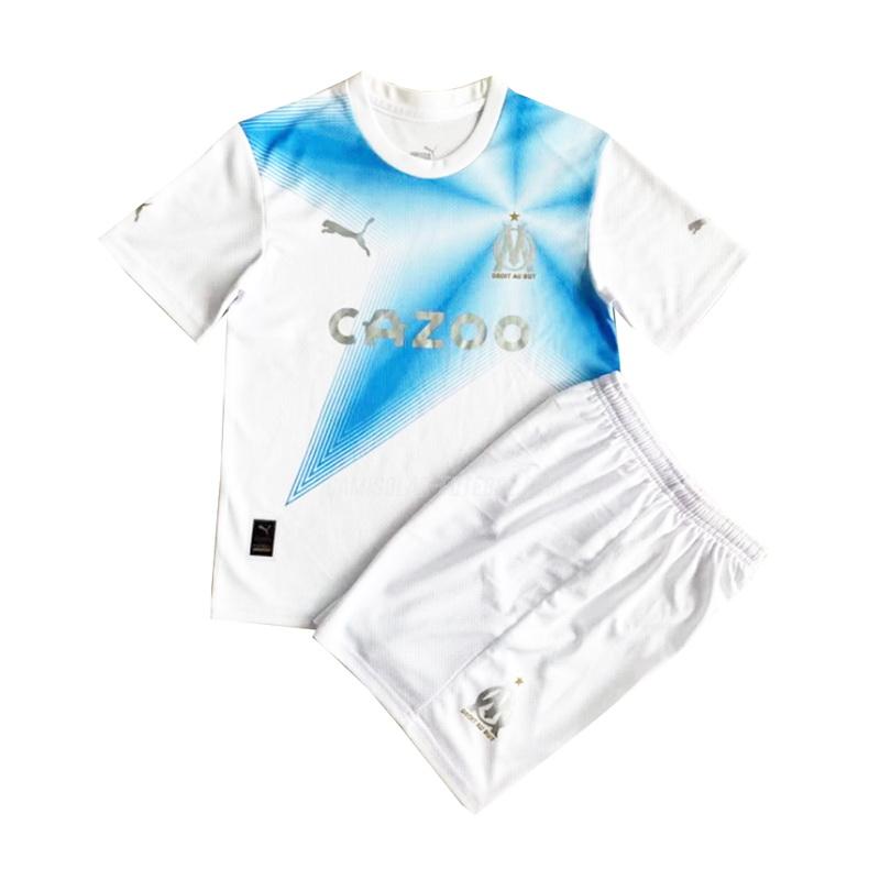 puma camisola olympique de marsella crianças aniversário branco 2023