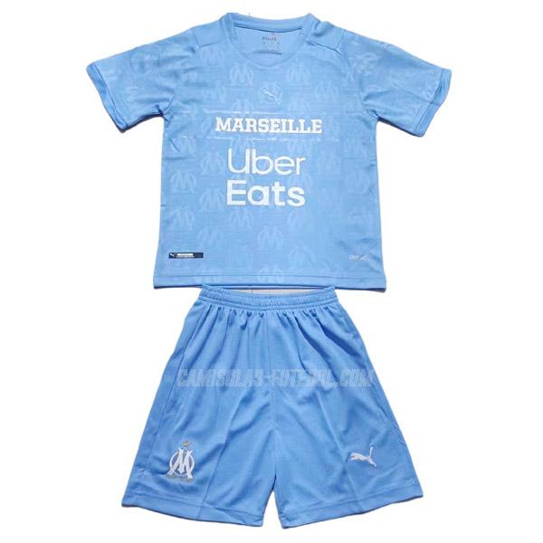 puma camisola olympique de marsella crianças equipamento alternativo 2021-22