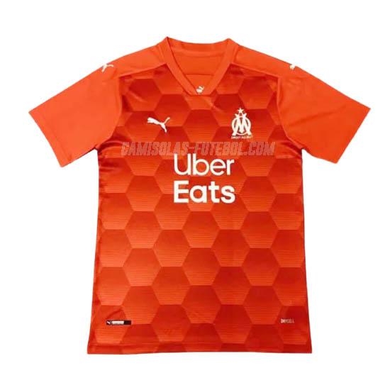 puma camisola olympique de marsella guarda-redes laranja 2020-21