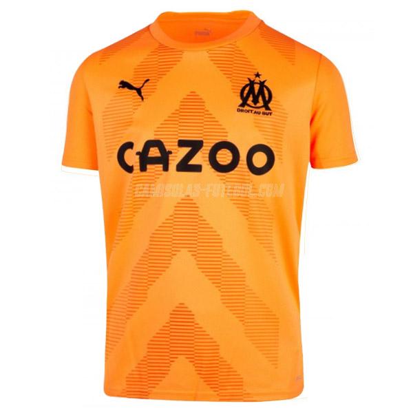puma camisola olympique de marsella guarda-redes laranja 2022-23