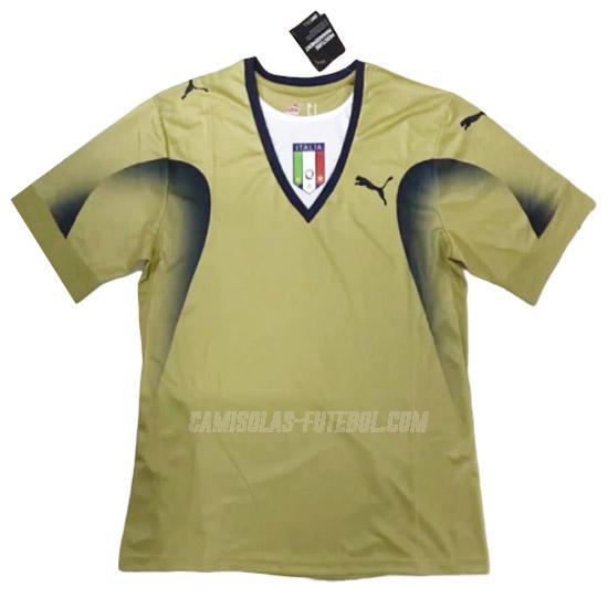 puma camisola retrô itália guarda-redes equipamento principal 2006