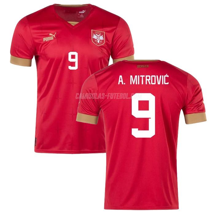 puma camisola serbia aleksandar mitrovic copa do mundo equipamento principal 2022