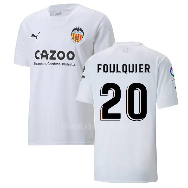 puma camisola valencia cf foulquier equipamento principal 2022-23