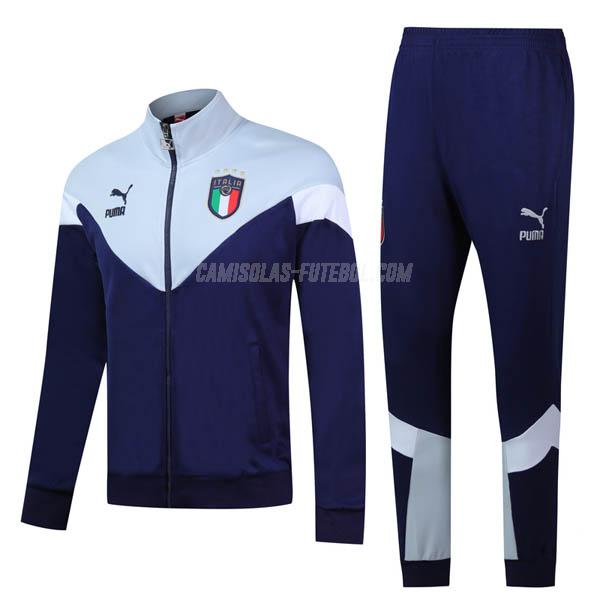 puma casaco itália azul 2019-2020