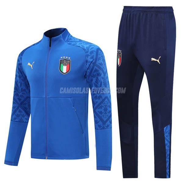 puma casaco itália azul 2020-21