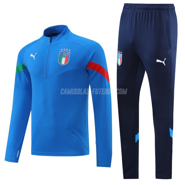 puma casaco itália azul 22813a 2022-23