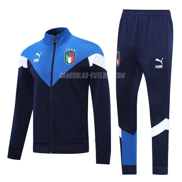 puma casaco itália azul escuro 2020-21