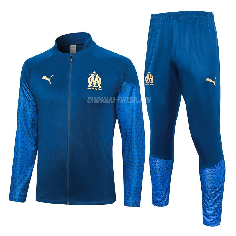 puma casaco olympique de marsella 231022a1 azul 2023-24