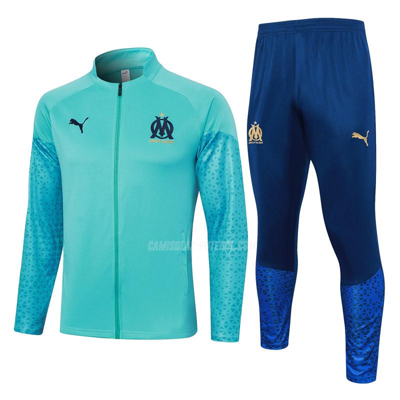 puma casaco olympique de marsella 231111a1 azul 2023-24