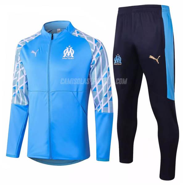 puma casaco olympique de marsella azul 2020-21