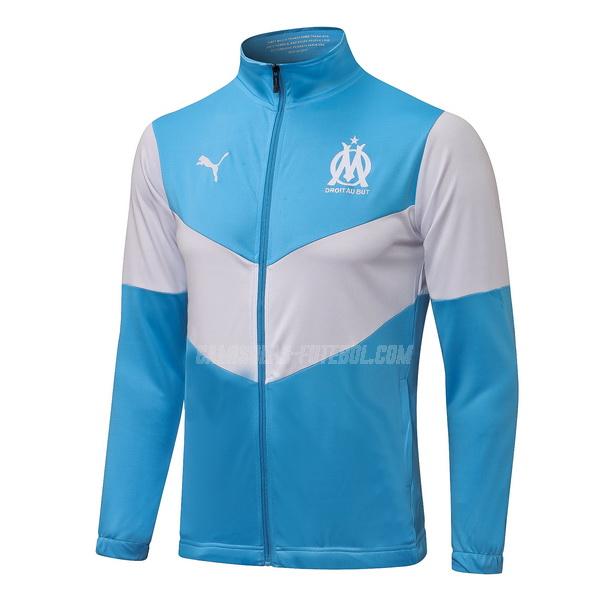 puma casaco olympique de marsella top azul 2021-22