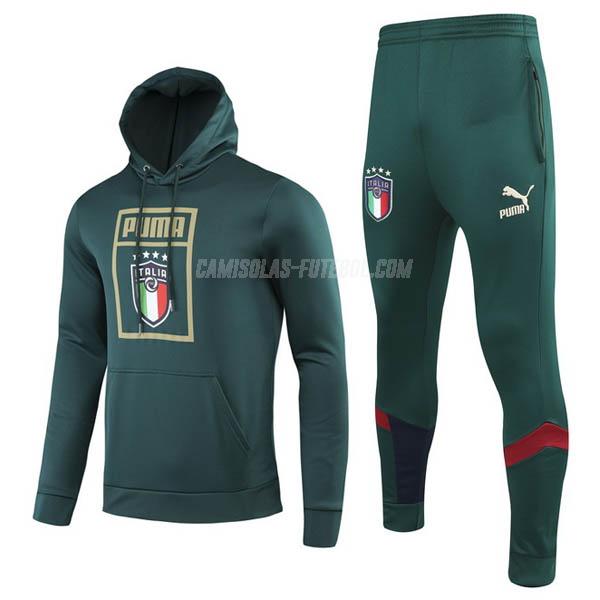 puma sweatshirt com carapuço itália verde 2019-2020