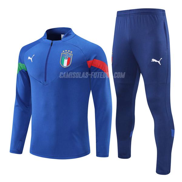puma sweatshirt itália 22117a1 azul 2022-23