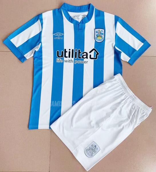 umbro camisola huddersfield town crianças equipamento principal 2021-22 