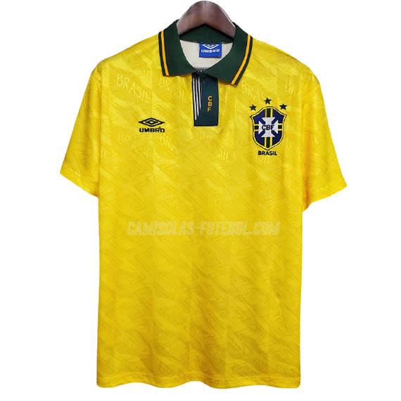 umbro camisola retrô brasil equipamento principal 1991-1993