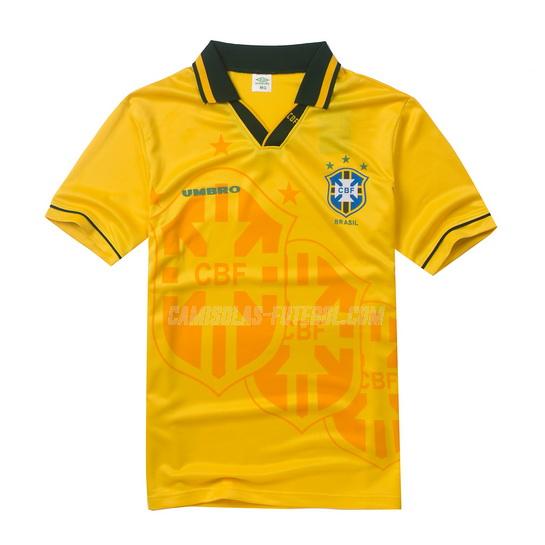 umbro camisola retrô brasil equipamento principal 1994