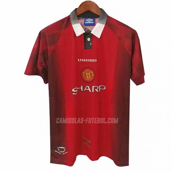 umbro camisola retrô manchester united equipamento principal 1996-1997