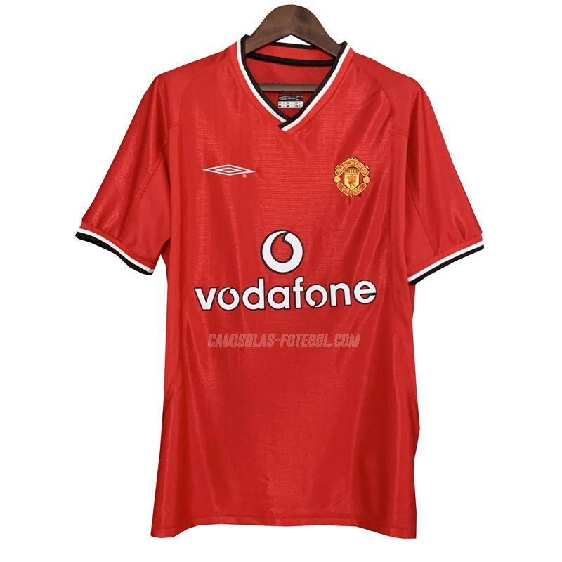umbro camisola retrô manchester united equipamento principal 2003-2004