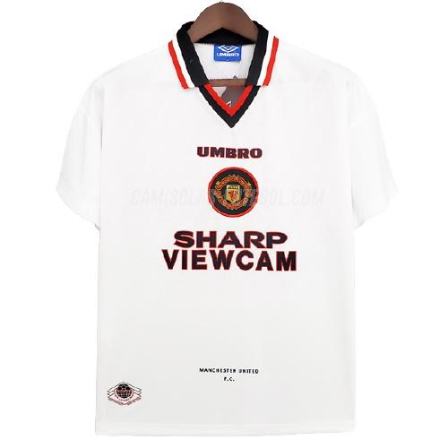 umbro camisola retrô manchester united equipamento suplente 1996-97