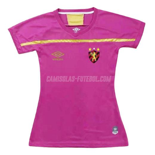 umbro camisola sport recife mulher rosa 2020-21