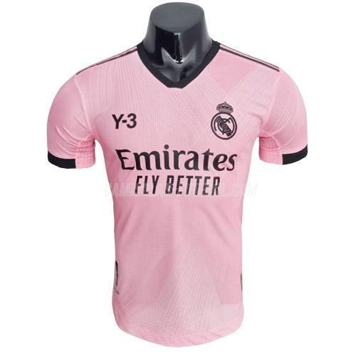 y3 camisola real madrid edição y3 rosa 2022